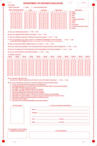 OMR Registration Form for Qwizpad OMR software